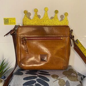 Dooney & Bourke Florentine vacchetta Leather Crossbody Bag rehab 🚨‼️🔥